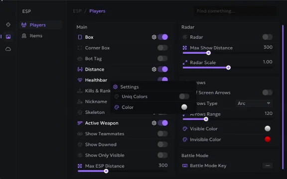 Ancient working cheat for the game Call of Duty Warzone