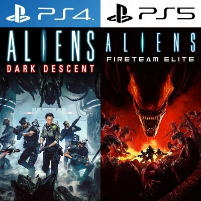 ALIENS Dark Descent+Fireteam PS4|PS5 P3 Rent from 15day