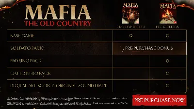 Mafia: The Old Country. Deluxe | АВТО+LOGIN:PASS🔥