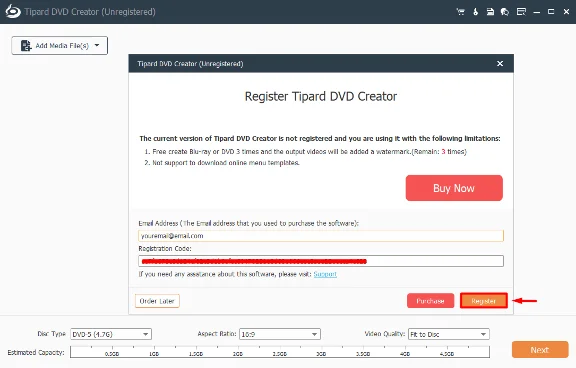 🎆 Tipard DVD Creator 🔑 Регистрационный код на 1 год
