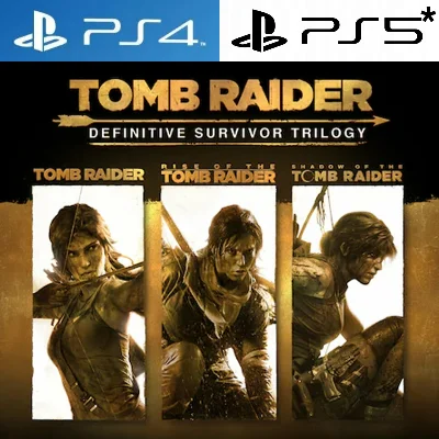 Tomb Raider Trilogy PS4|5* P3 Rent from 15 days