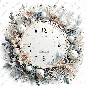 Fancy wall clock dial face for Etsy.com sellers