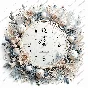 Fancy wall clock dial face for Etsy.com sellers