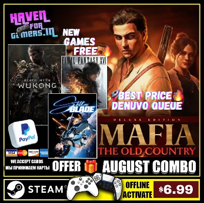 Mafia The Old Country Deluxe +New Games PAYPAL OFFLINE
