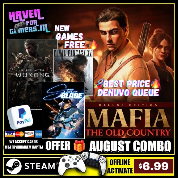 Mafia The Old Country Deluxe +New Games PAYPAL OFFLINE