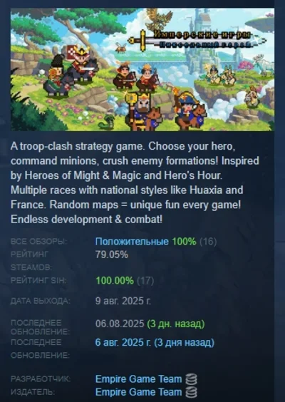 Имперские игры:Пиксельный герой STEAM РОССИЯ