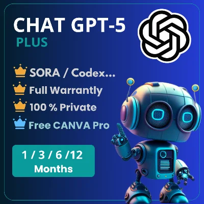💎 Chat GPT -5 | PLUS | + free Canva pro 💎