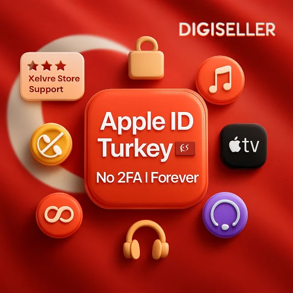Apple ID Turkey 🇹🇷 No 2FA 🔐 Full Access ⚡ Instant