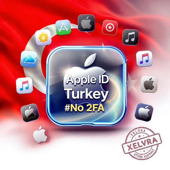 Apple ID Turkey 🇹🇷 No 2FA 🔐 Full Access ⚡ Instant
