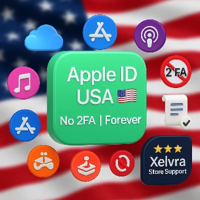 🇺🇸 Apple ID USA | Private | No 2FA | Full Access 🚀