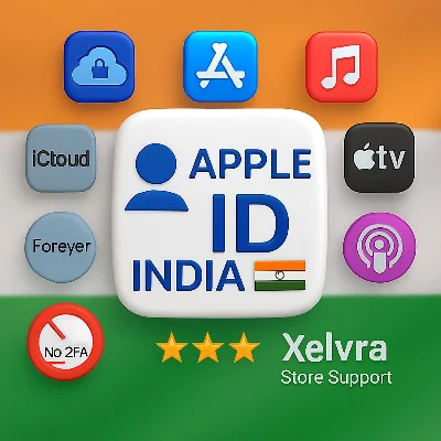 🇮🇳 Apple ID India | No 2FA | Full Access