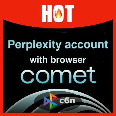 Perplexity account with access to Comet Browser + url