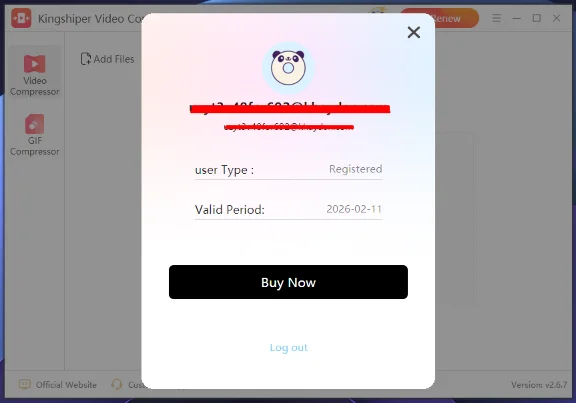 🔰 Kingshiper Video Compressor 📋 Аккаунт 🚀