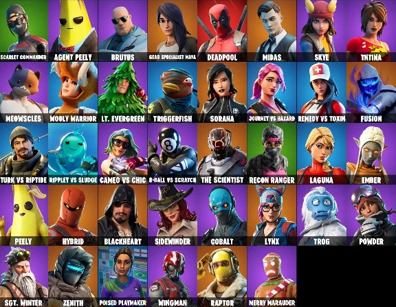 FORTNITE 44+ SKINS ACCOUNT |OG MERRY MARAUDER| + MAIL