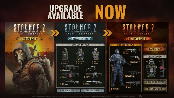 S.T.A.L.K.E.R. 2: Heart of Chornobyl Deluxe to Ultimate