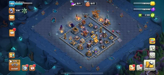 Clash Of Clans 13 TX, BH 08, 54/53/48/45/21 Описание