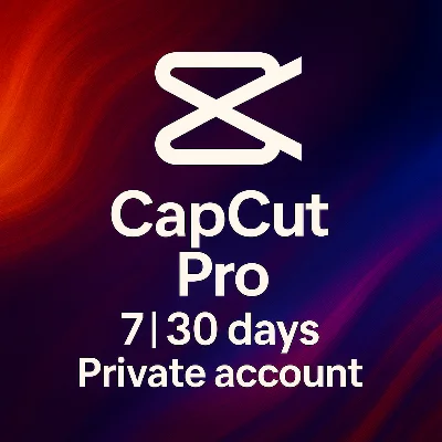 🌟CAPCUT PRO 7-30 DAYS (PRIVATE)🌟