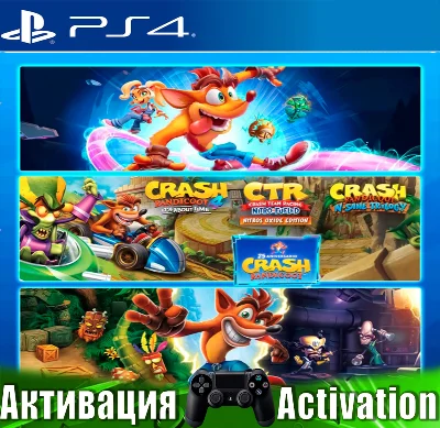 🎮Crash Bandicoot - Crashiversary (PS4/RUS) Активация✅