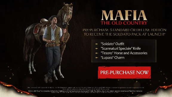 Mafia: The Old Country. Deluxe [аккаунт + почта]
