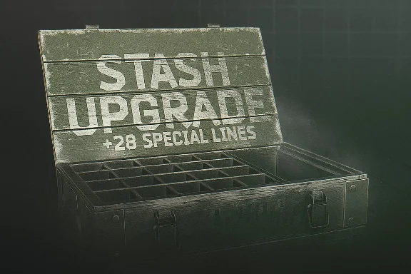 ☣️ Stash upgrade + 28 lines ☣️ ru/cis