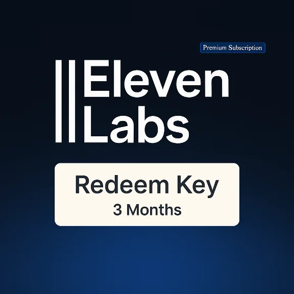 🌟ELEVENLABS CREATOR🚀 Redeem Key🌟3MONTH