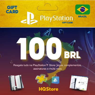 Подарочнаякарта PlayStation Network PSN 100 BRL БРАЗИЛИ