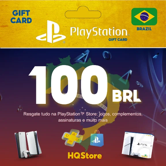 Подарочнаякарта PlayStation Network PSN 100 BRL БРАЗИЛИ
