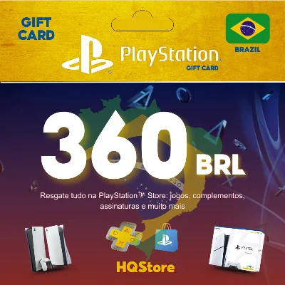💥 Playstation Network PSN 360 BRL BRAZIL GIFT CARD