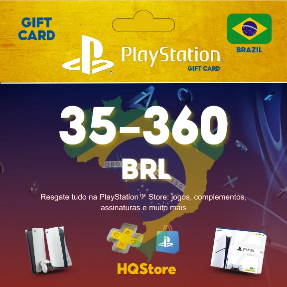 💥 Playstation Network PSN 35 - 360 BRL BRAZIL