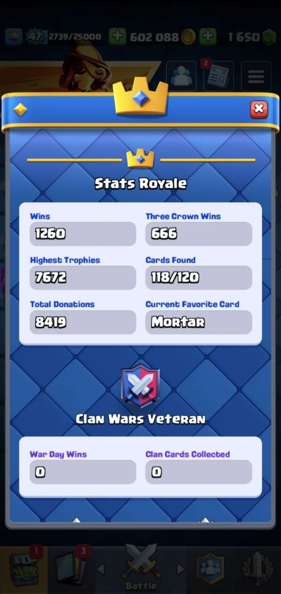 Clash Royale - Brawl Stars | LVL 49 | Boot Camp