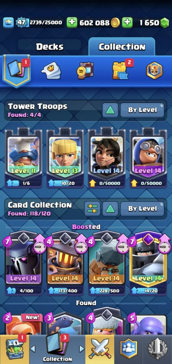 Clash Royale - Brawl Stars | LVL 49 | Boot Camp