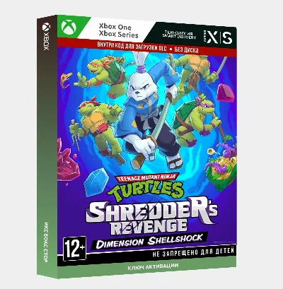TMNT SHREDDER´S REVENGE DIMENSION SHELLSHOCK 2В1 XBOX