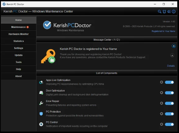 ⚡Kerish PC Doctor 🔑 1 Year License Key 🚀 3 Sept 2026