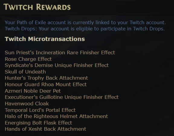 Path of Exile 2 13 items twitch drop