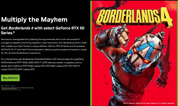 Borderlands 4 Standard Edition- NVIDIA KEY (Steam)