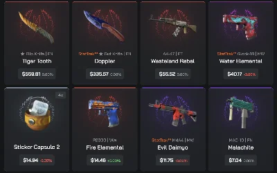 CS 2 | STEAM 23 LVL | Tiger Tooth | Doppler | VAC BAN