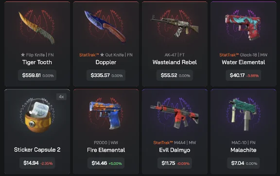 CS 2 | STEAM 23 LVL | Tiger Tooth | Doppler | VAC BAN