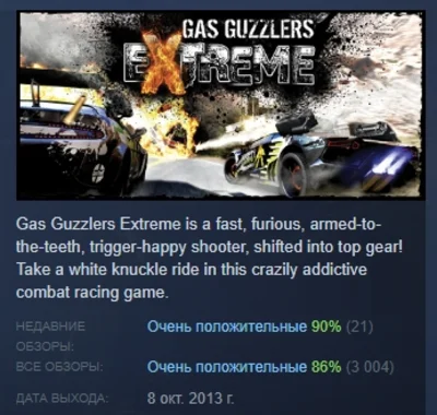 Gas Guzzlers Extreme STEAM GIFT RU + CIS