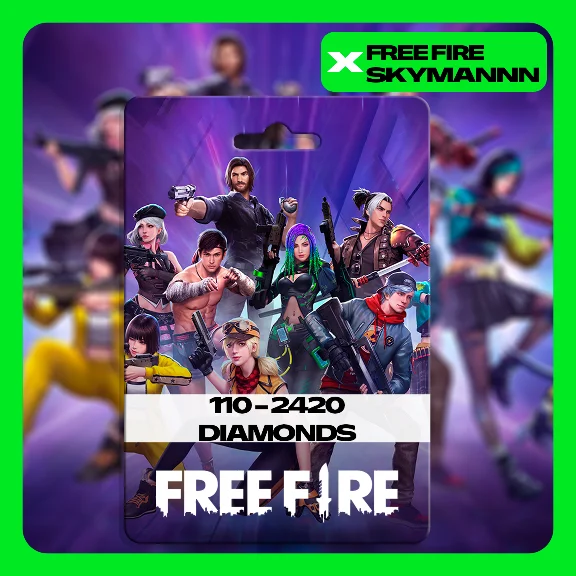 FREE FIRE | АЛМАЗЫ | ПОДАРОЧНАЯ КАРТА | БЫСТРО