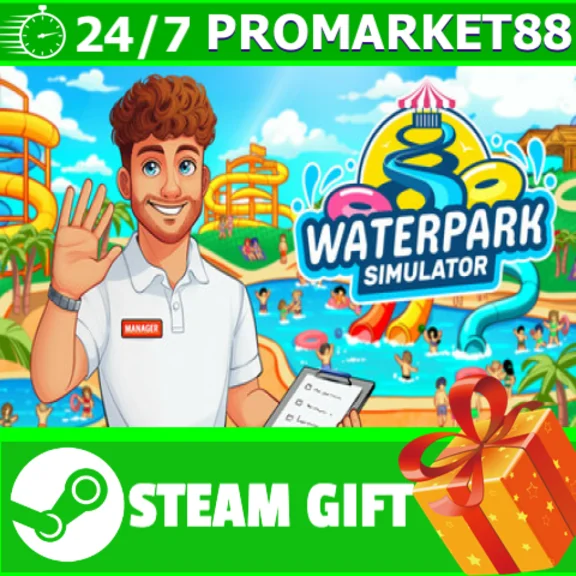 ️ALL COUNTRIES️ WaterPark Simulator STEAM GIFT