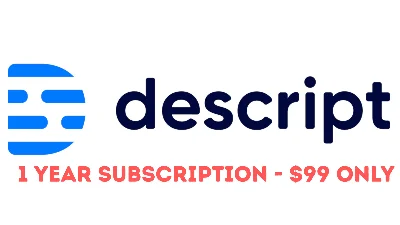 Descript Creator Plan - 1 Year Subscription in Just $99