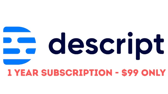 Descript Creator Plan - 1 Year Subscription in Just $99
