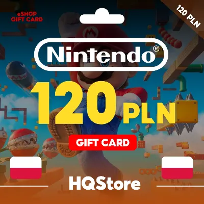 🍄 Nintendo Gift Card 120 PLN | Poland