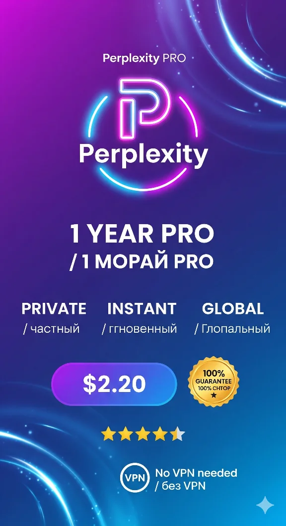 Perplexity Pro -1 Year offer only 2$ !  link - Global