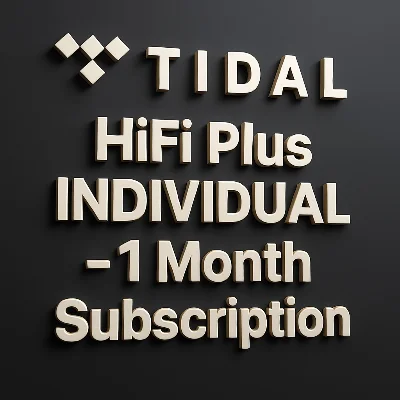 🎻TIDAL HiFi PLUS ИНДИВИДУАЛЬНЫЙ 1 МЕСЯЦ★ЛИЧНЫЙ АККАУНТ