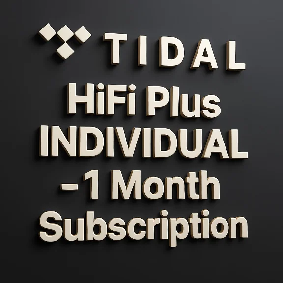 🎻TIDAL HiFi PLUS ИНДИВИДУАЛЬНЫЙ 1 МЕСЯЦ★ЛИЧНЫЙ АККАУНТ