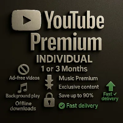 🔥YOUTUBE PREMIUM 1/3MONTHS PRIVATE ACCOUNT 🔥💯💯