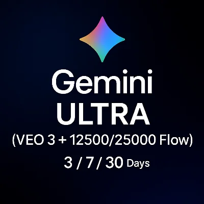 🔥GEMINI ULTRA 3/7/30 DAYS ACCOUNT (VEO 3) ✅