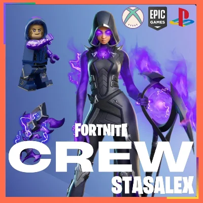🚀FORTNITE CREW 1 MONTH⭐BATTLE PASS 1000 V-BUCKS🚀