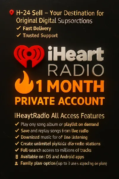 🔥iHeartRadio All Access 1 Month🔥Private Account 🔥💯